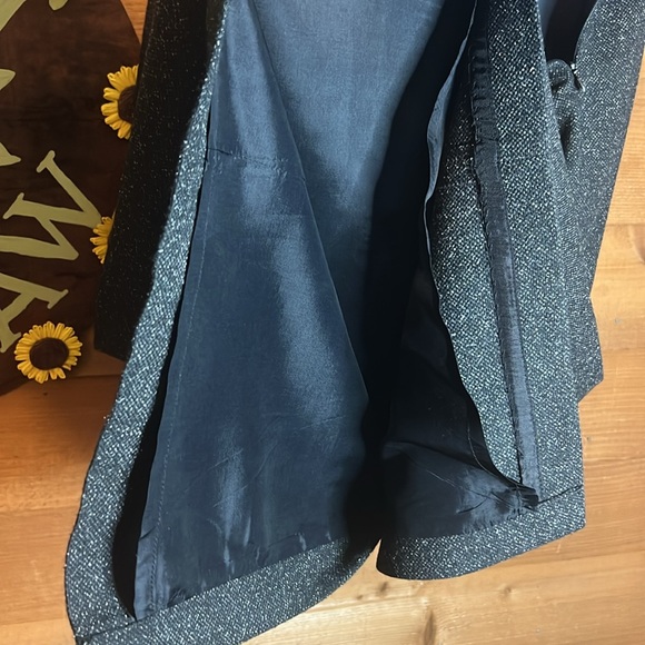 Talbots Vintage Tweed Silk Pebbled Wool Maxi Skirt Academia Business Pencil 14 - Picture 7 of 9